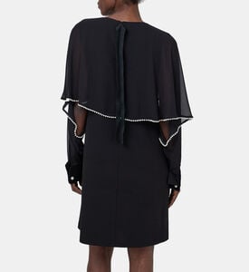 Pearls Cape Sleeve Dress Pearls Cape Sleeve Dress