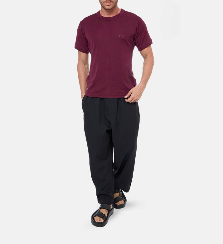 Y-3 Cropped Wide-leg Trousers, Model View