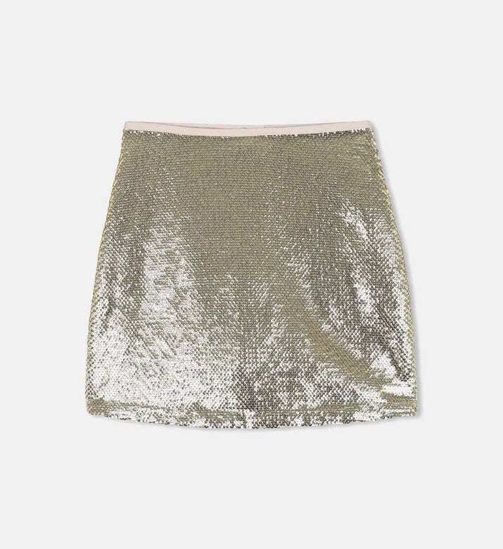 Sequin-embellished Mini Skirt