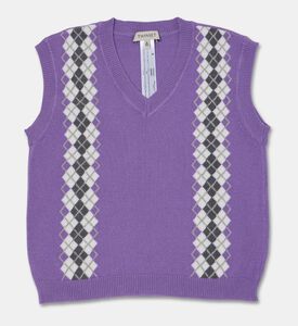 Twinset Sleeveless Argyle Sweater Vest, Packshot View