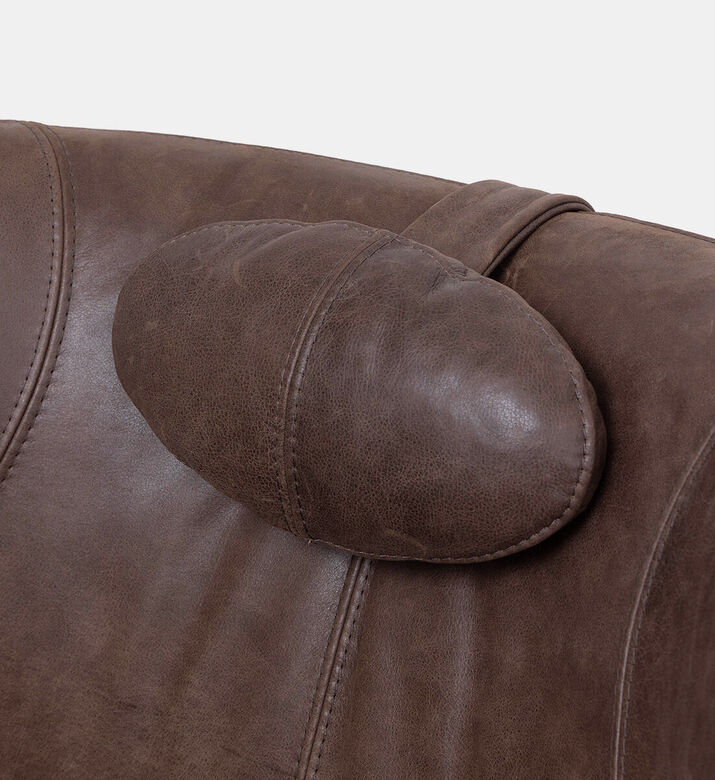 Vilmers Shell Neckrest Arm Chair Footstool, Packshot View