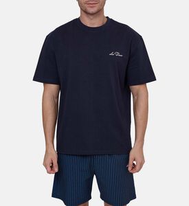 Organic Cotton Chest Logo Crewneck T-shirt