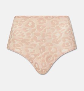 Chantelle High-waisted Leopard-print Briefs, Beige, Packshot View