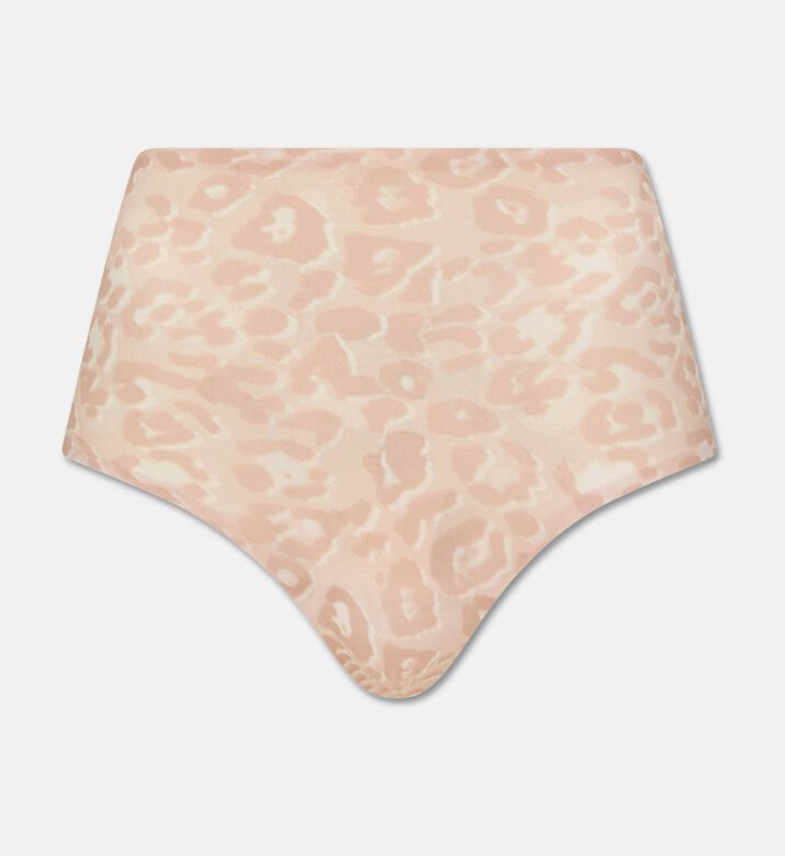 Chantelle High-waisted Leopard-print Briefs, Beige, Packshot View