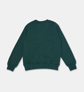 MSGM Cotton Logo-detail Crewneck Sweatshirt, Packshot View