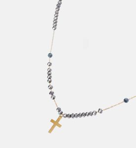 قلادة بسلسلة وصليب