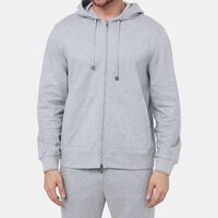 Knitted Hooded Sweatshirt