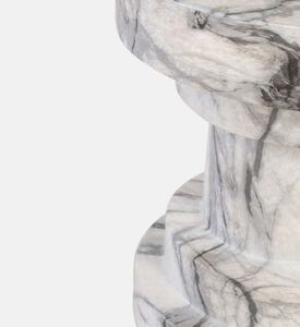 Versmissen Spindle Glass Fiber Concrete Stool, Packshot View