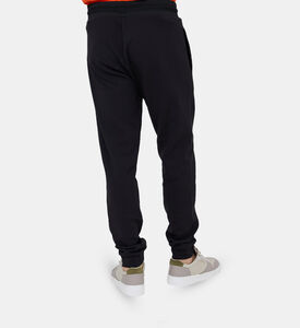 بنطال رياضي منقوش برباط خصر بشعار