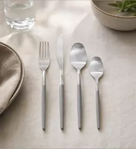 Blomus Stella Cutlery 16-piece Set, Grey, Model View