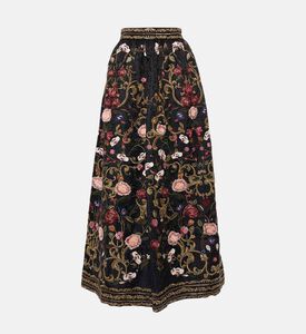 Alice and Olivia Floral-embroidery Maxi Skirt, Packshot View