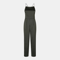 Satin Open Back Jumpsuit