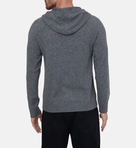 هودي كلاسيكي محبوك بقصة عادية