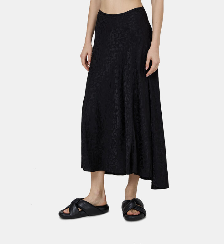 Jeanne Jac Leo Silk Skirt