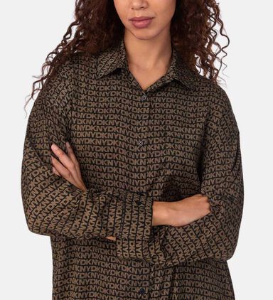 All-over Print Long-sleeve Sleepshirt