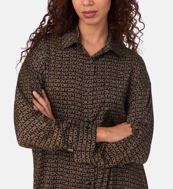 All-over Print Long-sleeve Sleepshirt