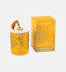 أمبر شمعة معطرة قابلة لإعادة التعبئة