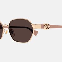 Acetate Hexagonal Shape Sunglasses 56
