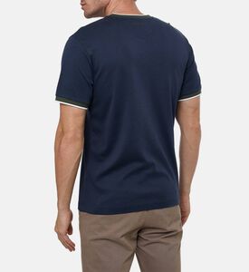 Hackett London Stripe-print Short-sleeve T-shirt, Navy, L, Model View