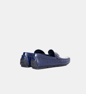 Crocodile-print Mirror Snake Loafers Crocodile-print Mirror Snake Loafers