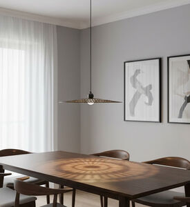 Home Deco and More Bunayi Flat Wire Lamp Pendant, Packshot View