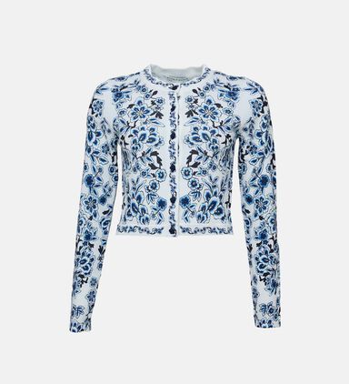 Carson Floral-print Cardigan