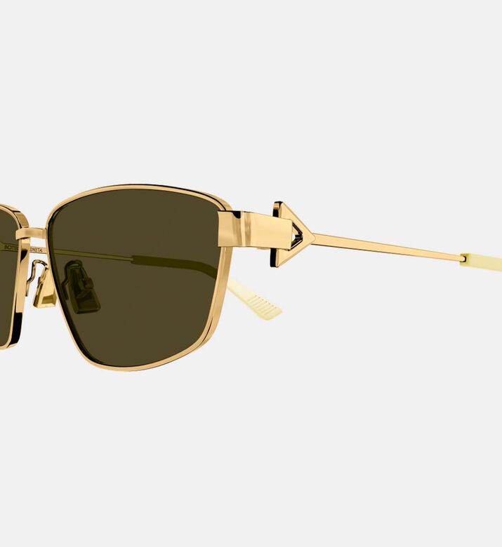 Geometric Frame Metal Sunglasses 61