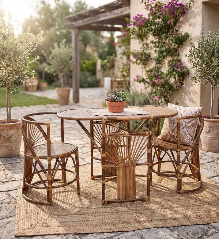Home Deco and More Oval-shape Table Chair Set, Packshot View