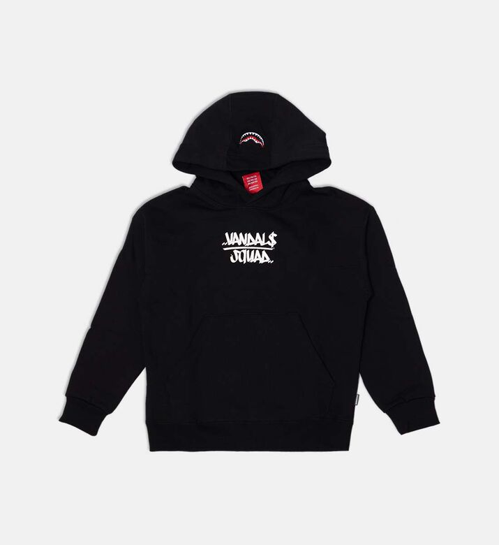 Sprayground Urban Car Vandal Tag Hoodie, Black, 16y, Packshot View