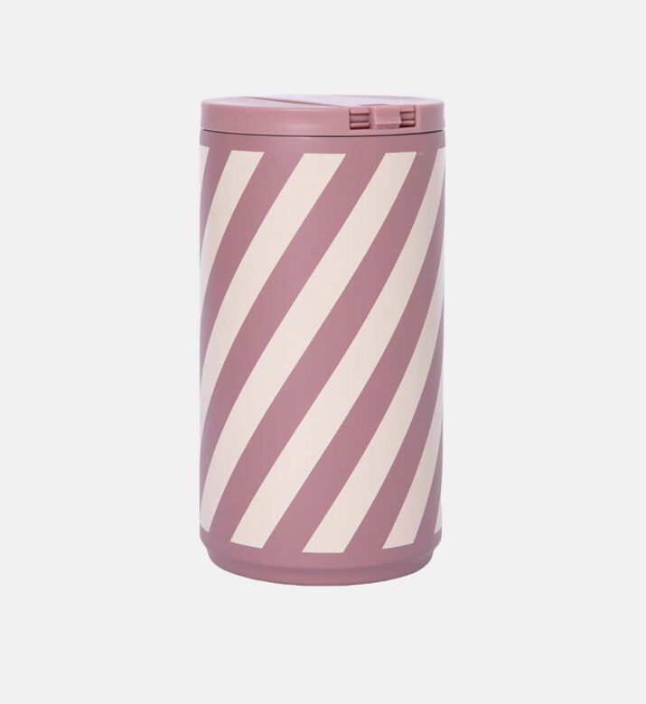 Stripe Stainless Steel Thermo Cup
