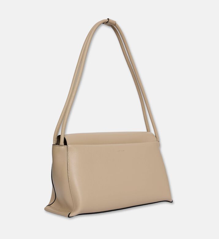 Wandler Veneto Shoulder Linen Bag, Light-beige, Packshot View