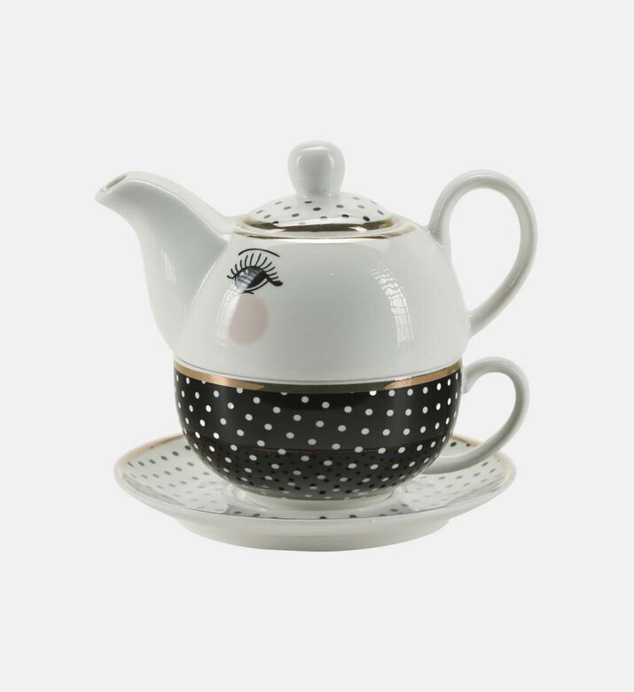 Medotted Tea For One Set Giftbox