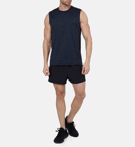 تيشيرت بدون أكمام مريح بقماش ممزوج