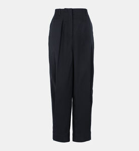 بنطال صوف إيفا للكاحل بأزرار