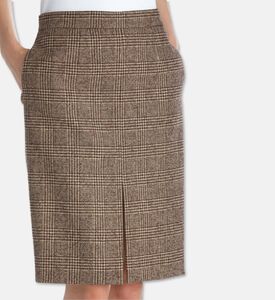 Luisa Spagnoli Fornaio Front Slit Knee-length Pencil Skirt, Model View