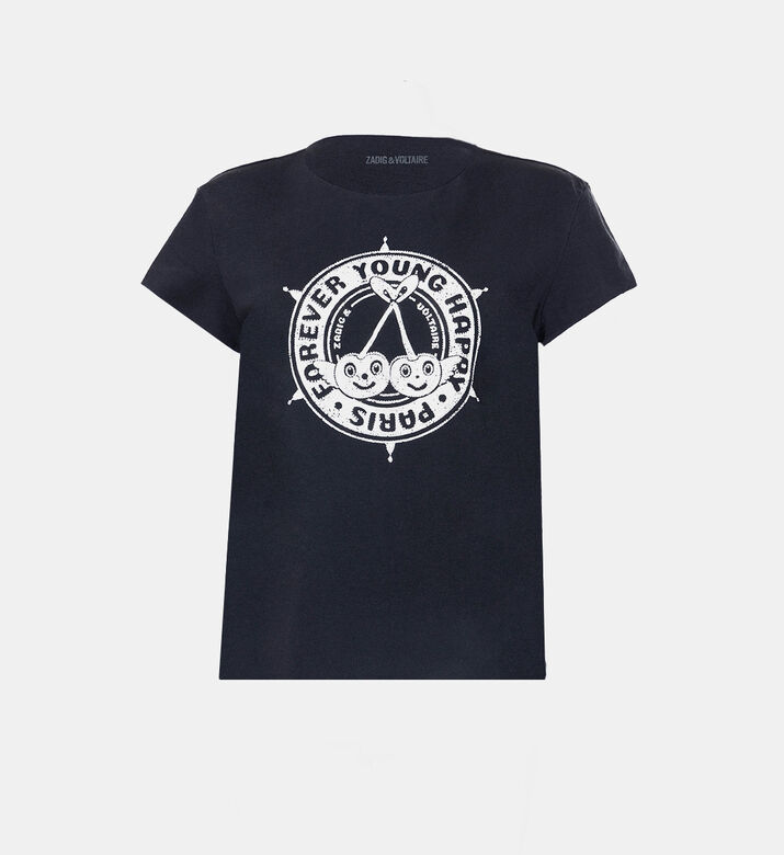 تيشيرت واك مرصع بشعار