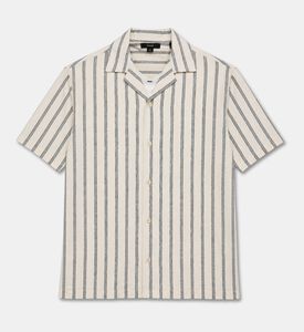 Vince Terry Striped Short-sleeve Shirt, Packshot View