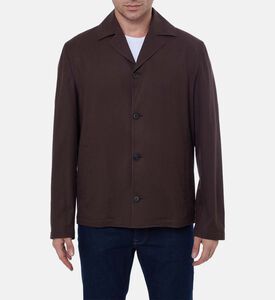 قميص فضفاض بأكمام طويلة وصف أزرار