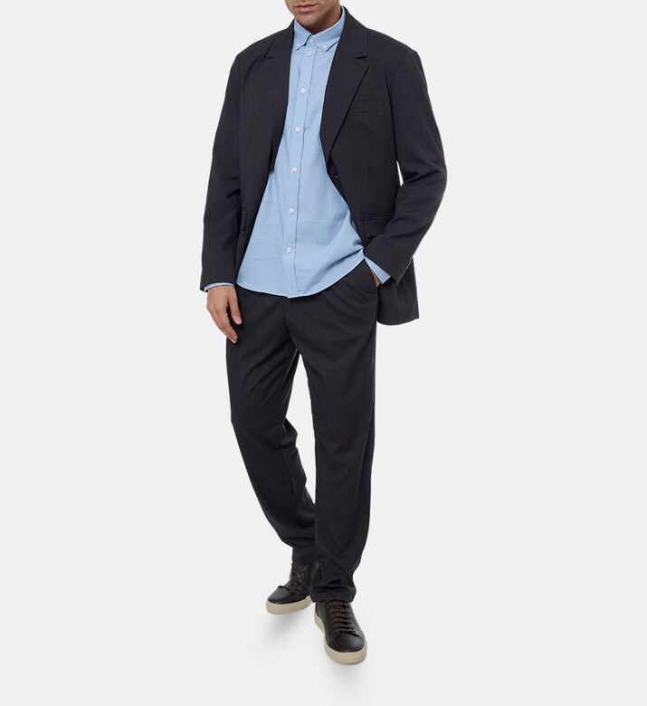 Les Deux Como Tapered Drawstring Trousers, Grey, 36-32, Model View