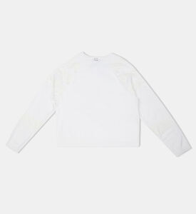 Lace-inserts V-neck Knit Cardigan