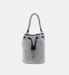 The Rhinestone Mini Bucket Bag