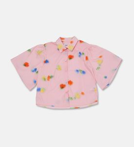 M S G M Floral-print Button Closure Shirt, Packshot View