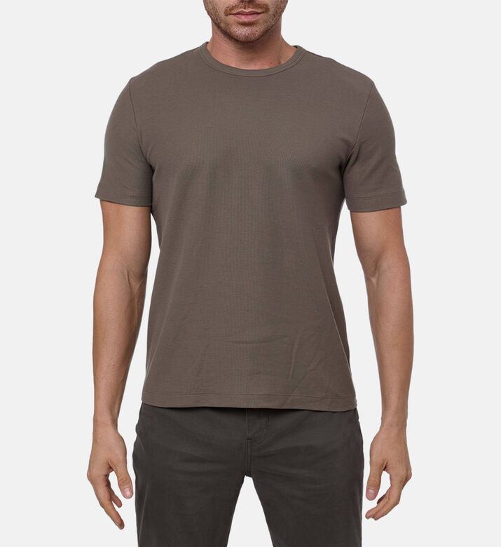 Vince Cotton Short-sleeve T-shirt, Model View