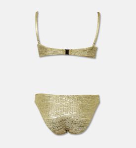 Reborn Textured Halter Bikini Set, Packshot View