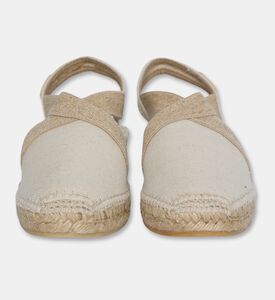 Toni Pons Verdi Vegan Canvas Wedge Espadrille, Off-white, Eu-42, Packshot View