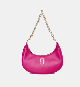 حقيبة جلد البقر المنحنية