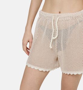 شورت سالي قطن كروشيه