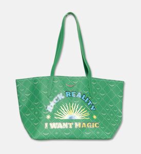 Zadig et Voltaire Oversized Colorful Graphics Monogram Tote Bag, Green, Packshot View