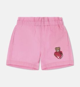 Moschino BKT Heart Bear-print Shorts, Packshot View