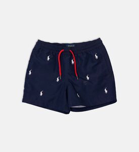 شورت سباحة بطبعة شعار على كامله